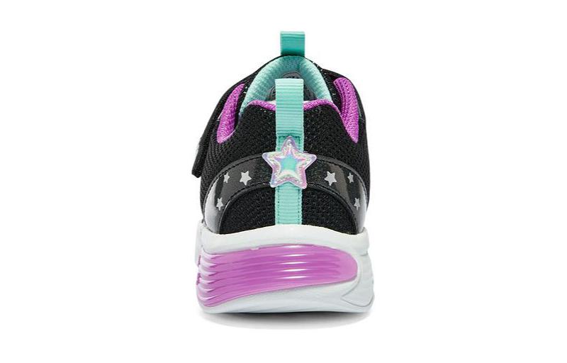 Purchase (JR) Skechers S Lights: Sepatu Glow-Brites 'Hitam Ungu Hijau' 319043L-BKPR