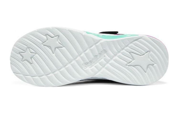 Details for (JR) Skechers S Lights: Sepatu Glow-Brites 'Hitam Ungu Hijau' 319043L-BKPR