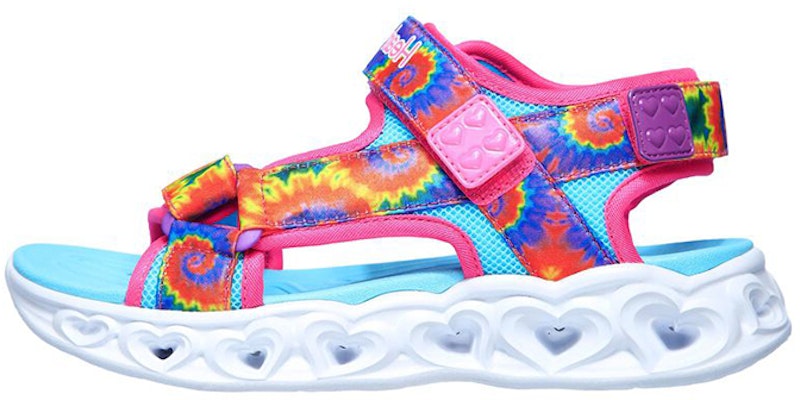 (Youth) Skechers S Lights: Heart Lights Sandal 'Color Groove Pink' 302160L-HPMT Buy (Youth) Skechers S Lights: Heart Lights Sandal 'Color Groove Pink' 302160L-HPMT