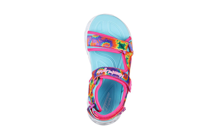 Lookbook (JR) Sandali Skechers S Lights Heart Lights ''Color Groove Rosa'' 302160L-HPMT