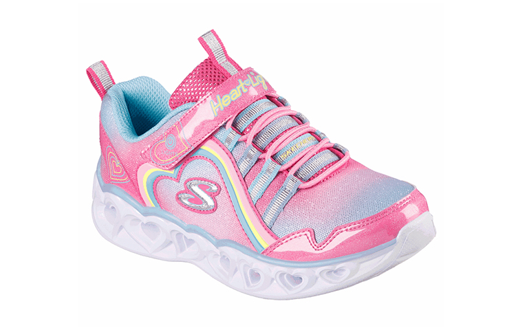 Lookbook (JR) Skechers S Lights: Heartdalights - Rainbow Lux ''Rosa'' 302308L-PKMT