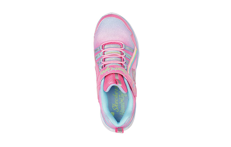 Shop (JR) Skechers S Lights: Heartdalights - Rainbow Lux ''Rosa'' 302308L-PKMT
