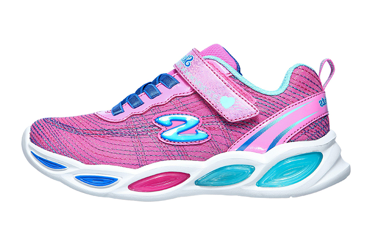 (Youth) Skechers S Lights: Shimmer Beams 'Sparkle Glow Pink' 20300L-PKMT