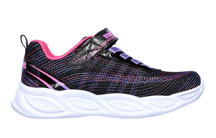 (Youth) Skechers S Lights: Shimmer Beams 'Sparkle Glow Black Multicolor' 圖 2