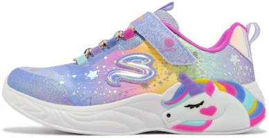 (Youth) Skechers S Lights 'Unicorn Dreams - Light Blue Multicolor' 302311-LBLMT (Youth) Skechers S Lights 'Unicorn Dreams - Light Blue Multicolor' 302311-LBLMT