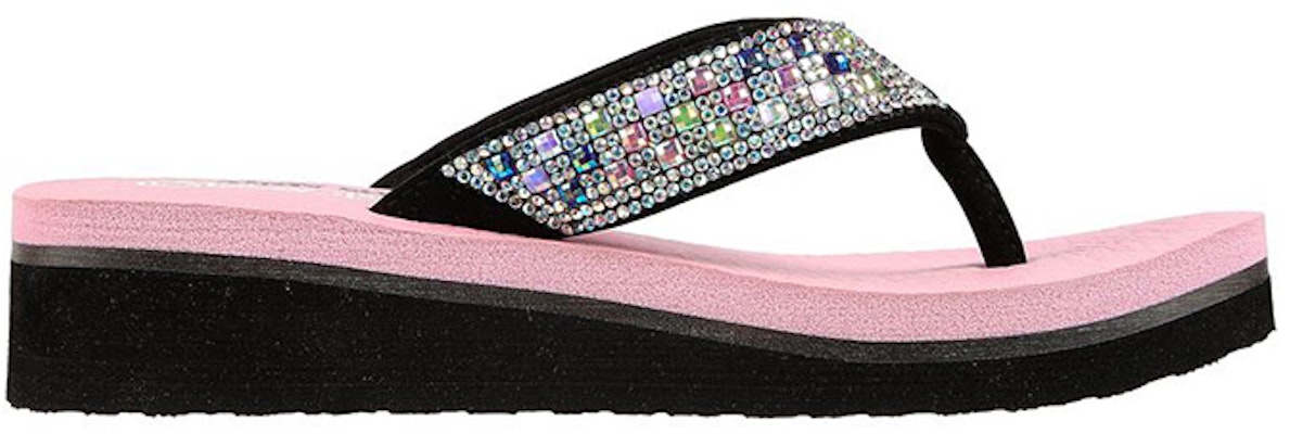 (JR) Skechers S Lights : Vinyasa Sparks ''Sunrise Shine Noir Rose'' 302990L-BKPK Order (JR) Skechers S Lights : Vinyasa Sparks ''Sunrise Shine Noir Rose'' 302990L-BKPK