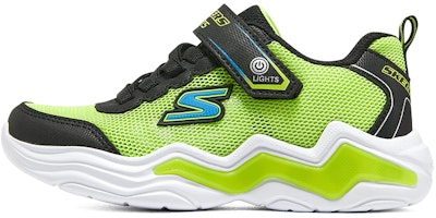 (Youth) Skechers S Lights Erupters IV 'Green Black' 400128L-LMBK (Youth) Skechers S Lights Erupters IV 'Green Black' 400128L-LMBK