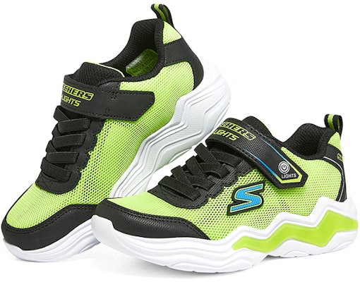 (JR) Skechers S Lights Erupters IV 'Verde Negro' 400128L-LMBK Shop (JR) Skechers S Lights Erupters IV 'Verde Negro' 400128L-LMBK