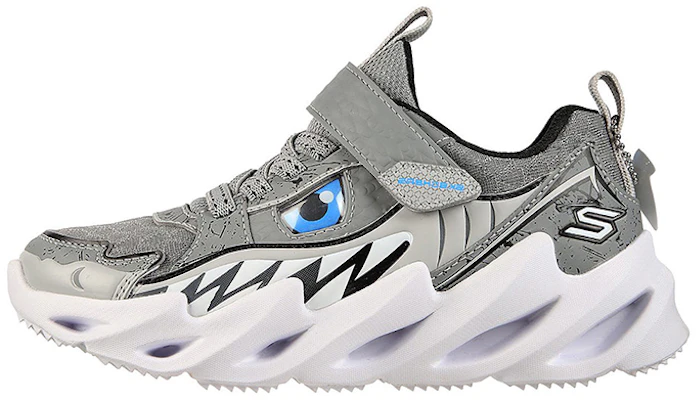 大童 Skechers 鯊魚機器人運動休閒鞋 灰黑 Buy 大童 Skechers 鯊魚機器人運動休閒鞋 灰黑