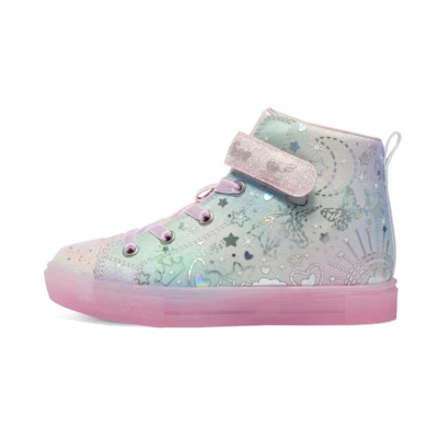 (Youth) Skechers Shoutouts Deluxe 'Pink Multi'