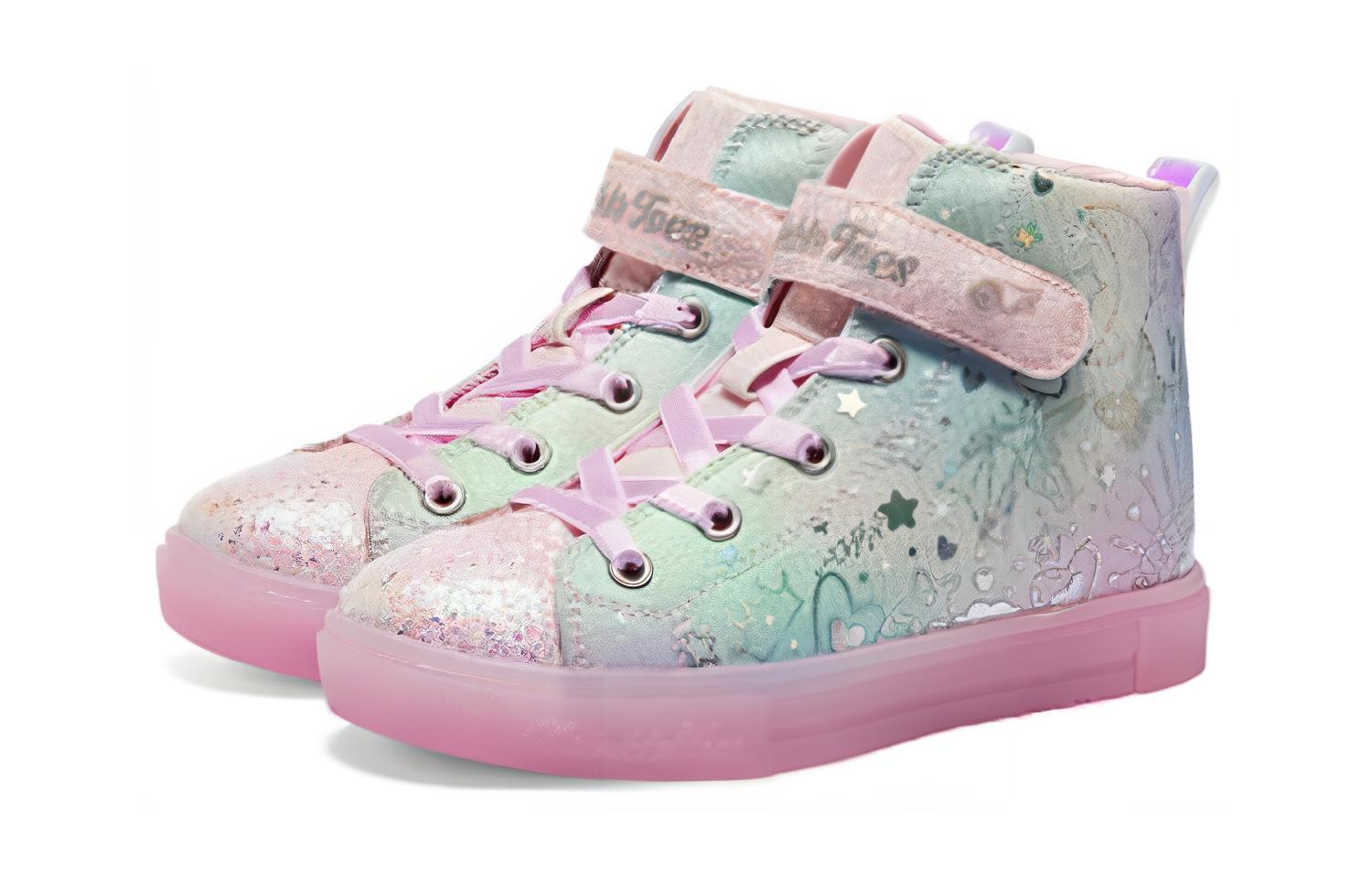 (Youth) Skechers Shoutouts Deluxe 'Pink Multi' 圖 3