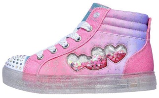 (Youth) Skechers Shuffle Brights 2.0 High 'Pink White' 314010L-PKMT (Youth) Skechers Shuffle Brights 2.0 High 'Pink White' 314010L-PKMT