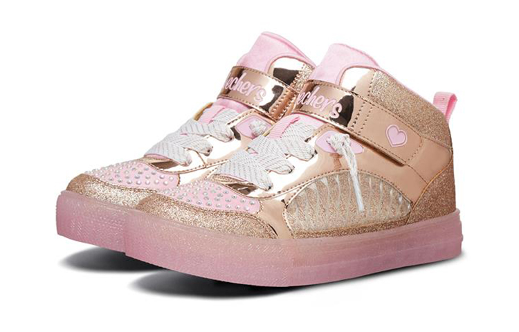 Lookbook (JR) Skechers Shuffle Brights ''Gold Rosa'' 20278L-GDPK