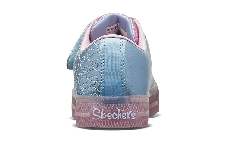 (Youth) Skechers Shuffle Brights 'Light Blue Pink' 圖 4