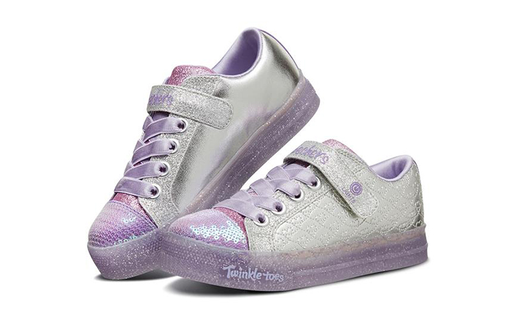 Lookbook (JR) Skechers Shuffle Brights ''Argent Violet'' 20246L-SLPR
