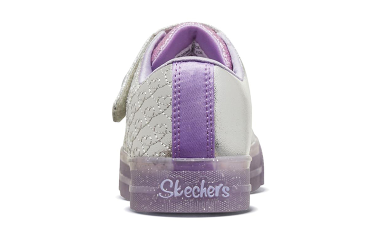 Shop (JR) Skechers Shuffle Brights ''Argent Violet'' 20246L-SLPR