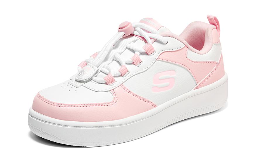 Lookbook (Youth) Skechers Skate Shoes 'Pink White' 319499L-WTPK