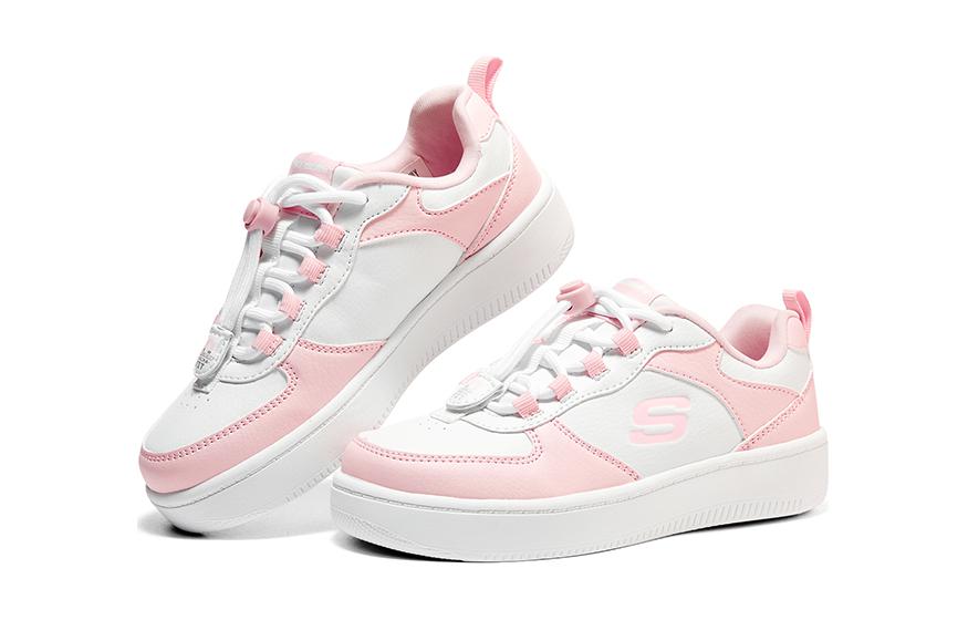 Shop (Youth) Skechers Skate Shoes 'Pink White' 319499L-WTPK