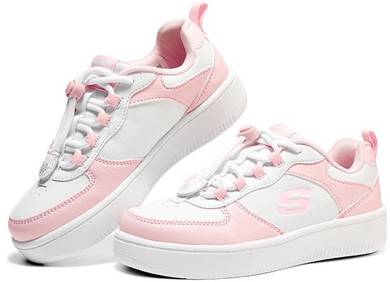 (Youth) Skechers Skate Shoes 'Pink White' 319499L-WTPK Shop (Youth) Skechers Skate Shoes 'Pink White' 319499L-WTPK