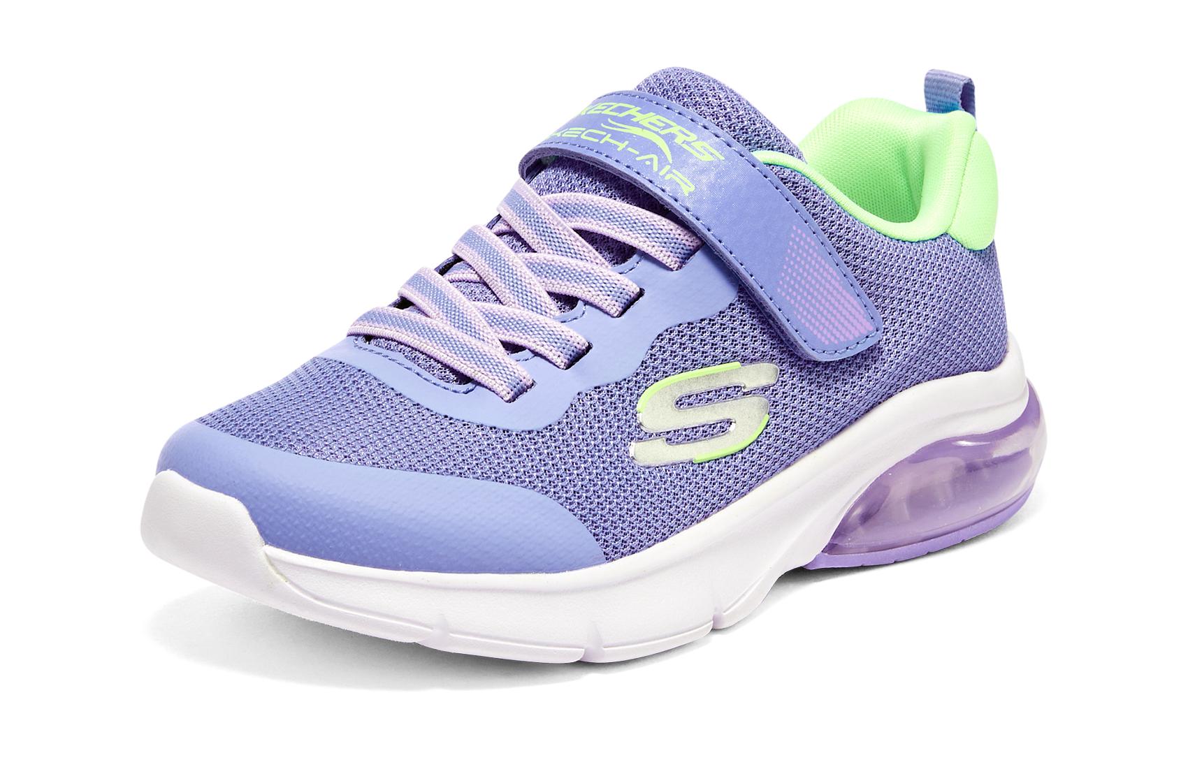 (Youth) Skechers Skech-air Airmatic Sneakers 'Purple White' 圖 3