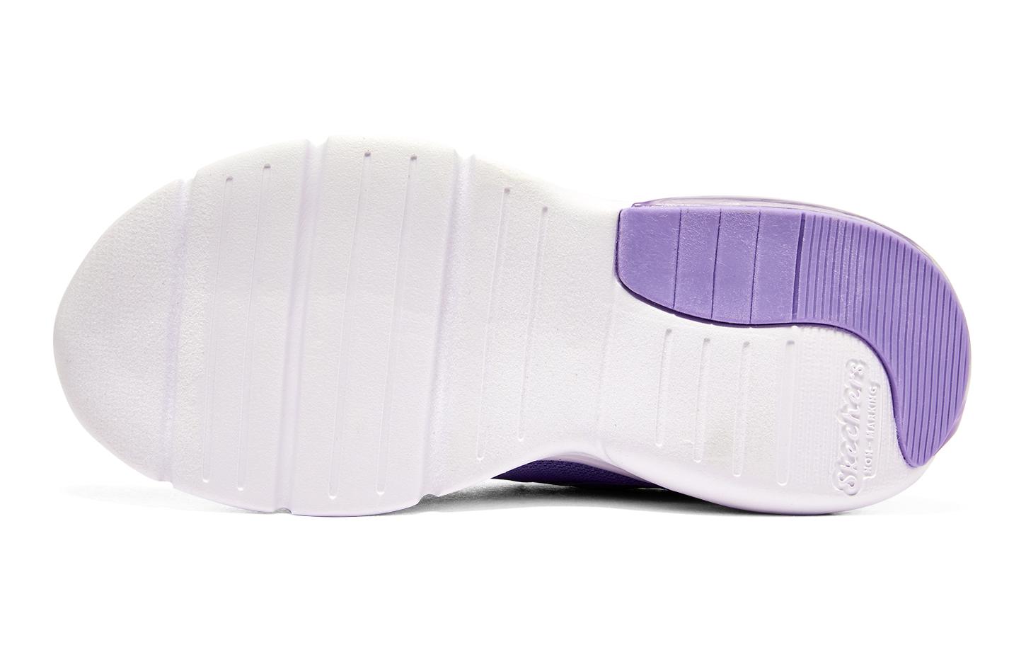 (Youth) Skechers Skech-air Airmatic Sneakers 'Purple White' 圖 6