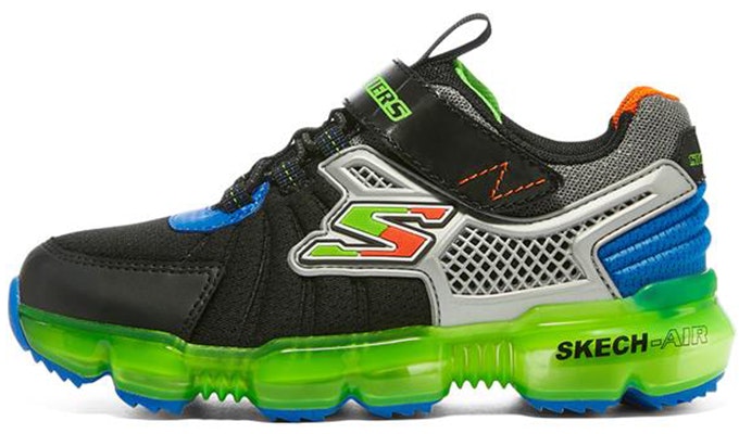 (Youth) Skechers Skech-Air Bolt 'Black Multicolor' 402301L-BKMT Buy (Youth) Skechers Skech-Air Bolt 'Black Multicolor' 402301L-BKMT
