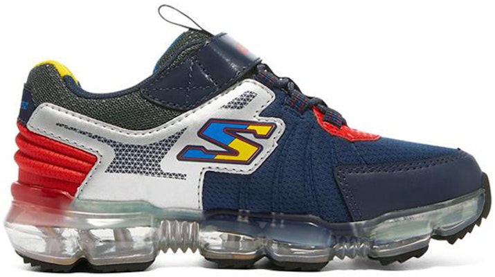 大童 Skechers Skech-Air Bolt 運動休閒鞋 藍灰 Order 大童 Skechers Skech-Air Bolt 運動休閒鞋 藍灰
