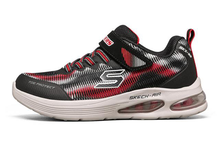 (Youth) Skechers Skech-Air Dual 'Black Red' 400032L-BKRD