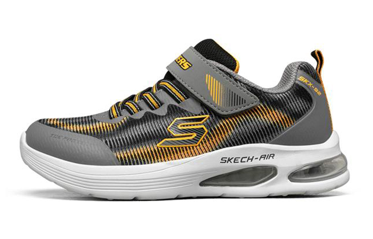 (Youth) Skechers Skech-Air Dual 'Grey Black' 400032L-GYBK