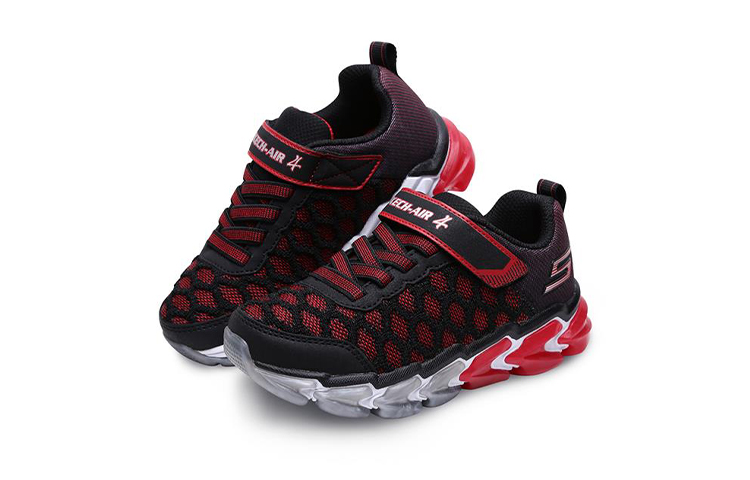 Lookbook 大童 Skechers Skech-Air Element 2 低幫運動休閒鞋 黑紅