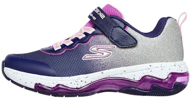(Youth) Skechers Skech-Air Fusion 'Grey Purple' 302383L-NVPR (Youth) Skechers Skech-Air Fusion 'Grey Purple' 302383L-NVPR