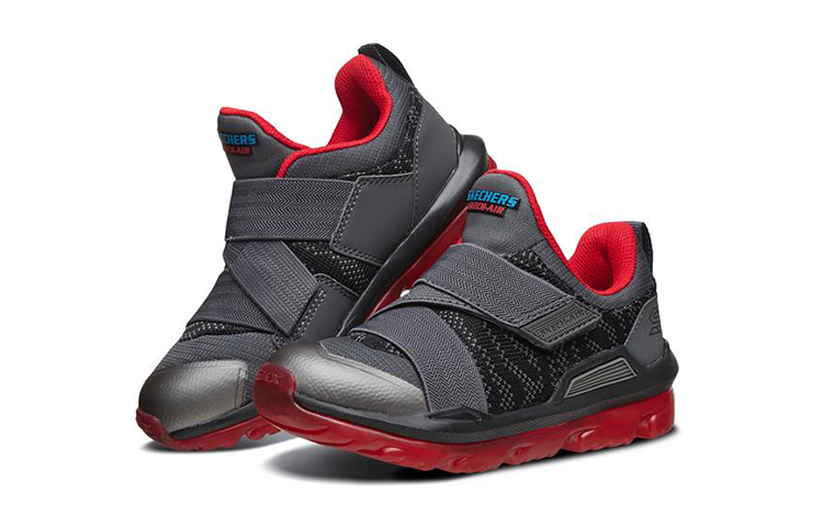 Lookbook (JR) Skechers Skech-Air Street 'Kelabu Merah' 97581L-CCRD