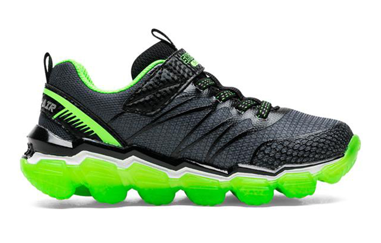 Order (Youth) Skechers Skech-Air Turbo Trek 'Black Green' 97422L-BKLM