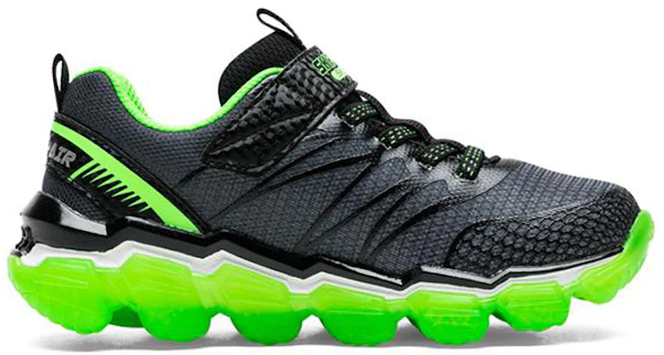 (Youth) Skechers Skech-Air Turbo Trek 'Black Green' 97422L-BKLM Order (Youth) Skechers Skech-Air Turbo Trek 'Black Green' 97422L-BKLM