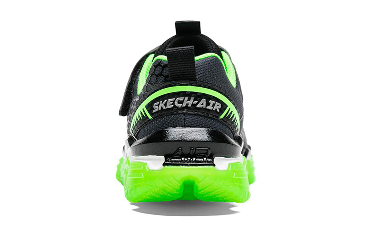 Shop (Youth) Skechers Skech-Air Turbo Trek 'Black Green' 97422L-BKLM