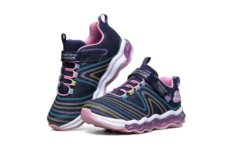 Lookbook (Youth) Skechers Skech-Air Wavelength 'Blue Multicolor' 84655L-NVMT
