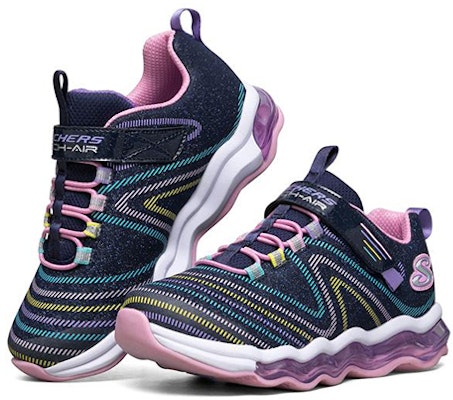 (JR) Skechers Skech-Air Wavelength 'Biru Pelbagai Warna' 84655L-NVMT Lookbook (JR) Skechers Skech-Air Wavelength 'Biru Pelbagai Warna' 84655L-NVMT