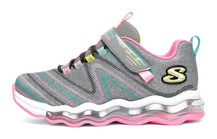 (Youth) Skechers Skech-Air Wavelength 'Grey Multicolor' 84655L-GYMT