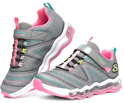 (Youth) Skechers Skech-Air Wavelength 'Grey Multicolor' 84655L-GYMT Lookbook (Youth) Skechers Skech-Air Wavelength 'Grey Multicolor' 84655L-GYMT