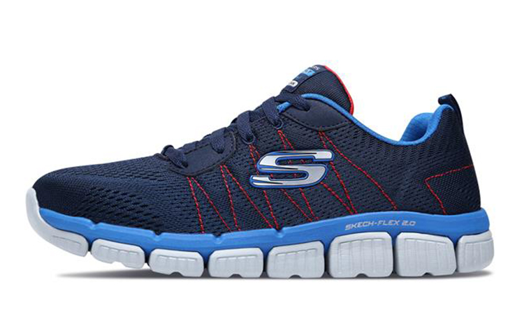 (Youth) Skechers Skech-Flex 2.0 'Blue' 97631L-NVBL