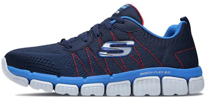 (Youth) Skechers Skech-Flex 2.0 'Blue' 97631L-NVBL (Youth) Skechers Skech-Flex 2.0 'Blue' 97631L-NVBL