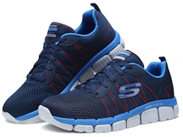 Lookbook 大童 Skechers Skech-Flex 2.0 運動休閒鞋 藍