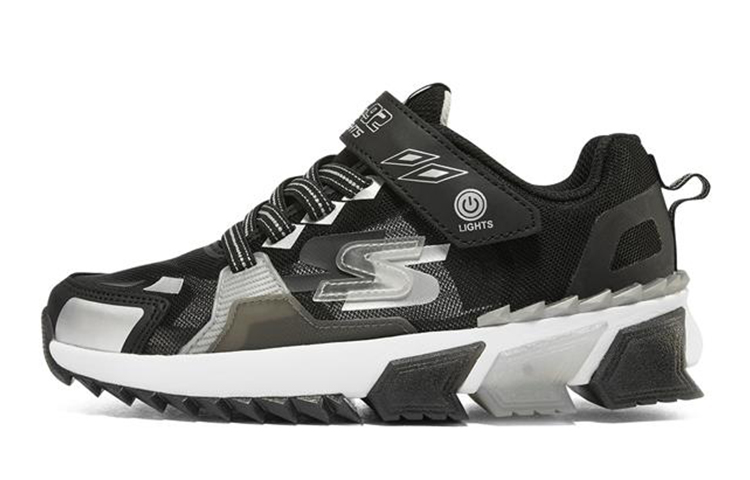 (Youth) Skechers Skech-Jetz 'Black Silver Lights'