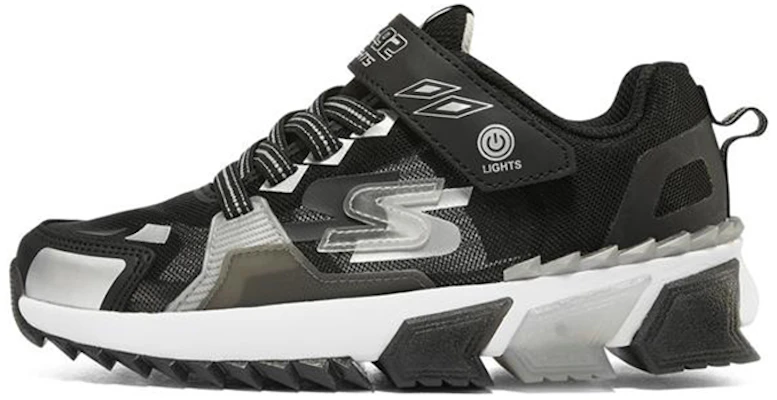 大童 Skechers Skech- Jetz Lights 低筒閃燈運動鞋 黑銀色 Buy 大童 Skechers Skech- Jetz Lights 低筒閃燈運動鞋 黑銀色