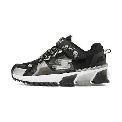 (Youth) Skechers Skech-Jetz 'Black Silver Lights'