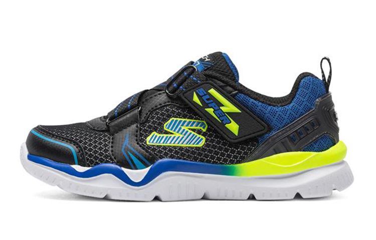 (Youth) Skechers Skech-Train 'Black Blue' 97534L-BKRY