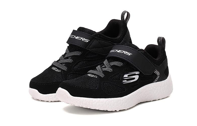 Lookbook (Youth) Skechers Skech ers Burst Low 'Black' 660004L-BKW