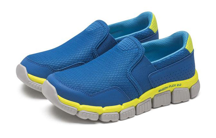 Lookbook (Youth) Skechers Skech Flex 2.0 'Blue Slip-On' 97630L-BLLB