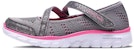 (JR) Skechers Skech Flex 2.0 'Kelabu Merah Jambu Mary Jane' 85222L-GYPK
