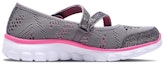 Order (JR) Skechers Skech Flex 2.0 'Kelabu Merah Jambu Mary Jane' 85222L-GYPK